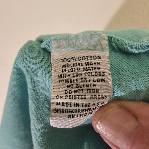 Disney Parks Exclusive Disneyland Resort Mint Green Spirit Jersey Rare - Picture 4 of 6